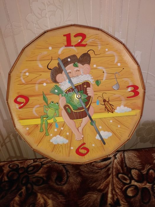 Часы для бани ,на батарейке