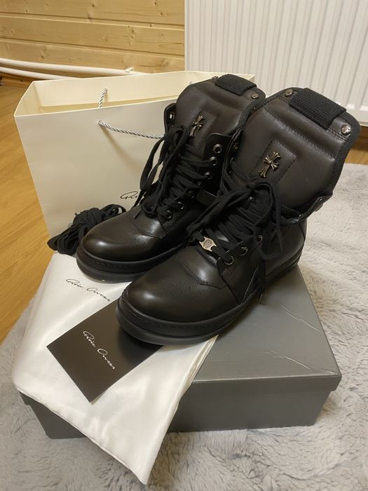 Rick Owens x Chrome Hearts Geobasket