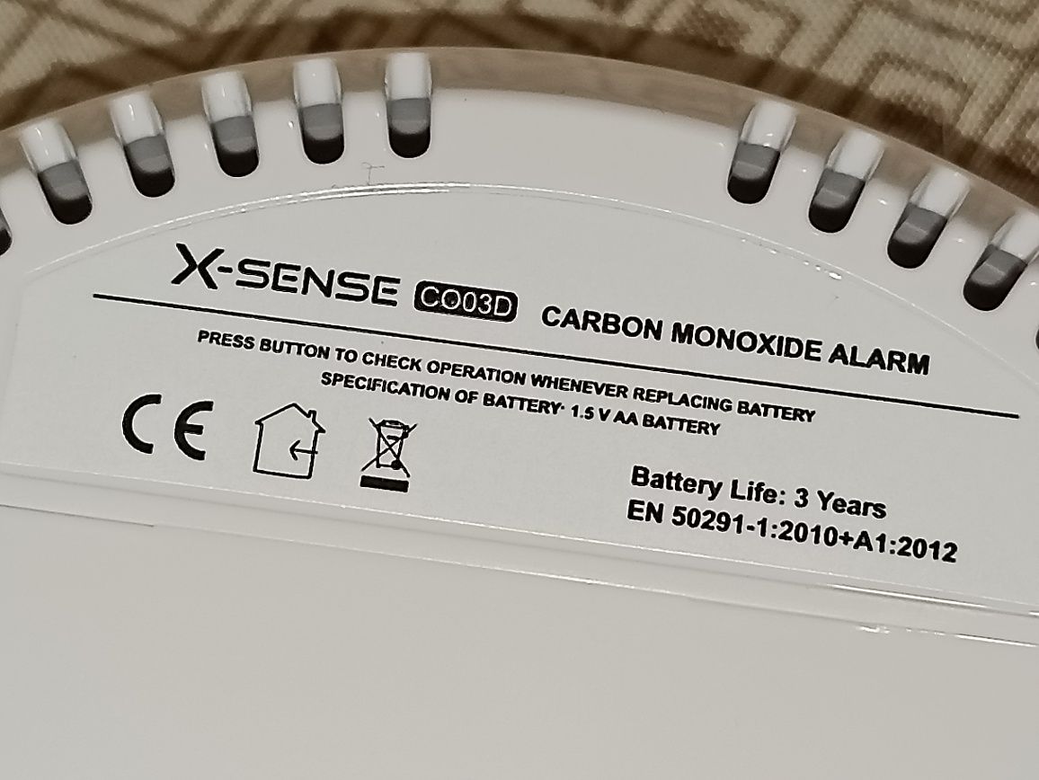 Detector de Monoxid de Carbon X-SENSE CO03D