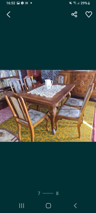 Vând mobilier unicat neobaroc vechime peste 100 ani ,în stare bună