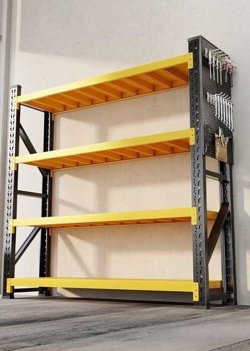 Металлический стеллаж для ванной с регулируемыми полками \ donagayam