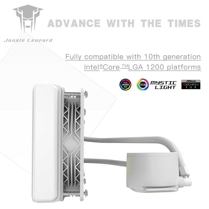 Jungle Leopard TK1 ARGB Cooler CPU AIO ARGB PWM 800-2000RPM,Intel AMD