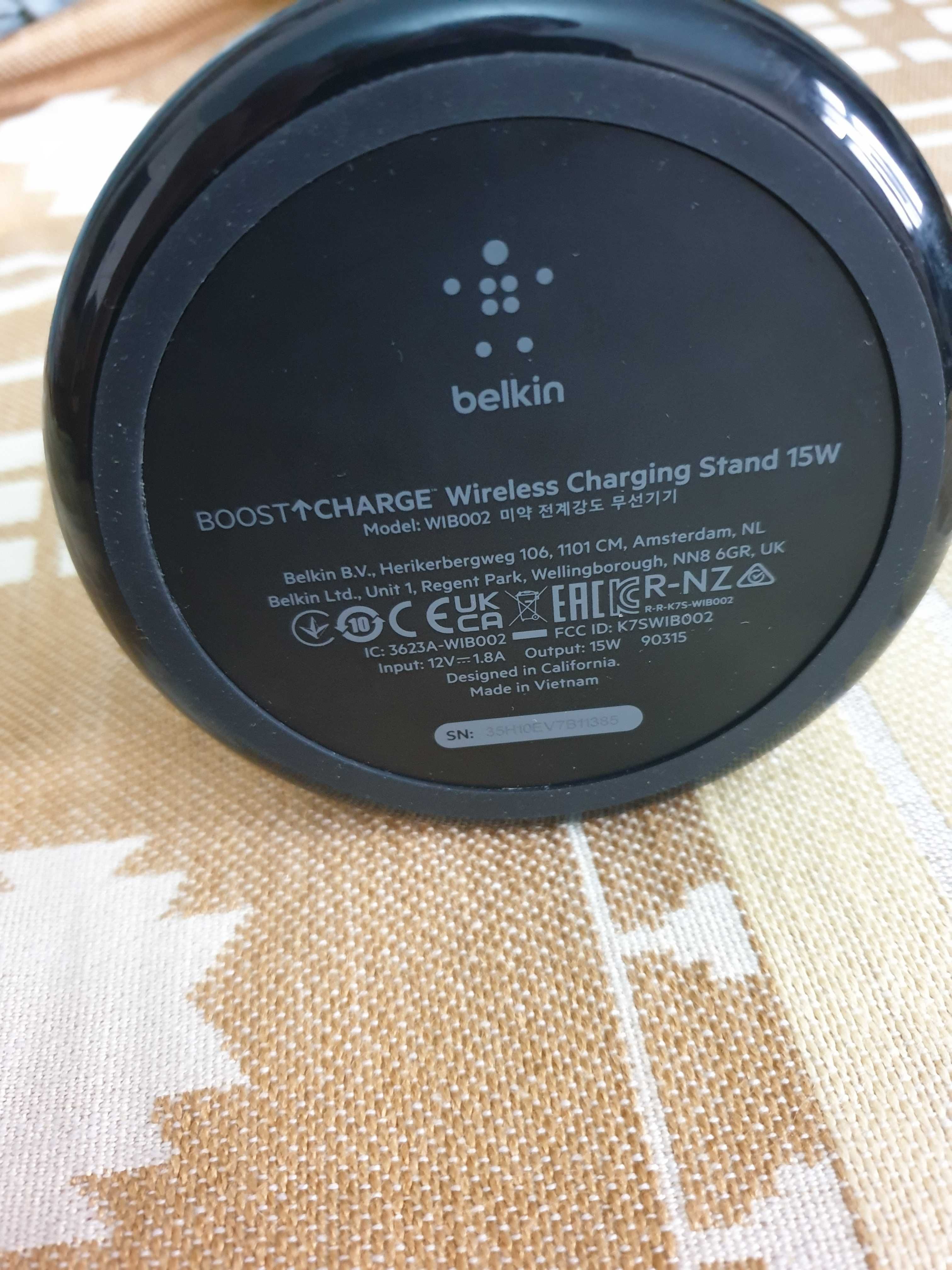 Продам оригинальное беспроводное зарядное устройство Belkin WIB002