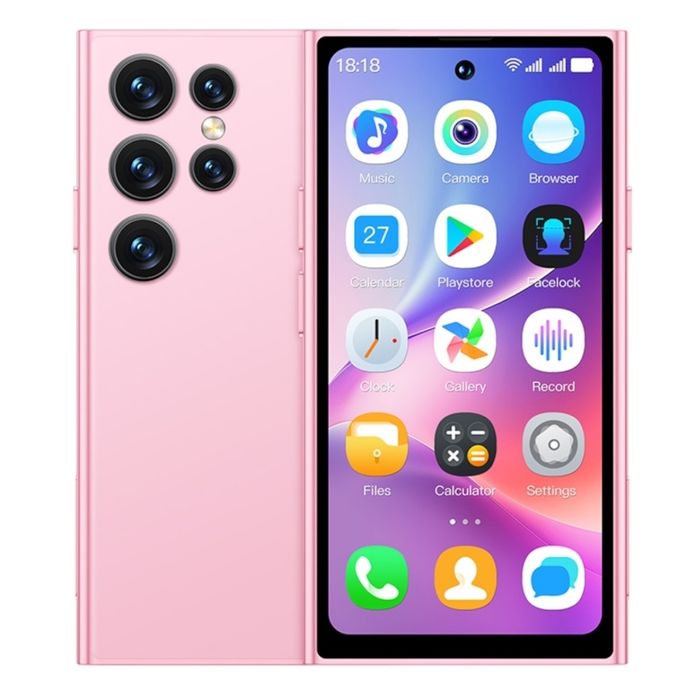 Telefon roz  SOYES S25 Pro 2GB RAM 16GB ROM 4 Inch Mini telefon mobil