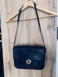 Geanta neagra piele naturala vintage