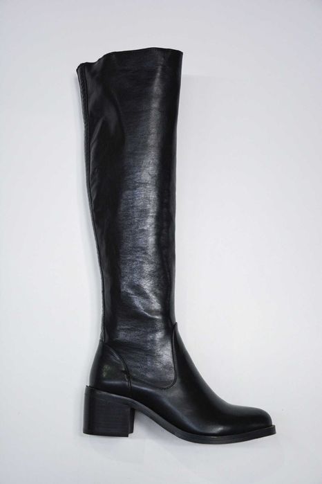 35 Женские Ботфорты Демисезон Кожа