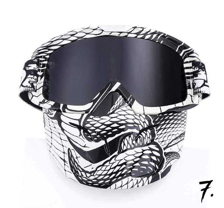 Mască sport cu ochelari de protecție pentru schi snowboard motocross