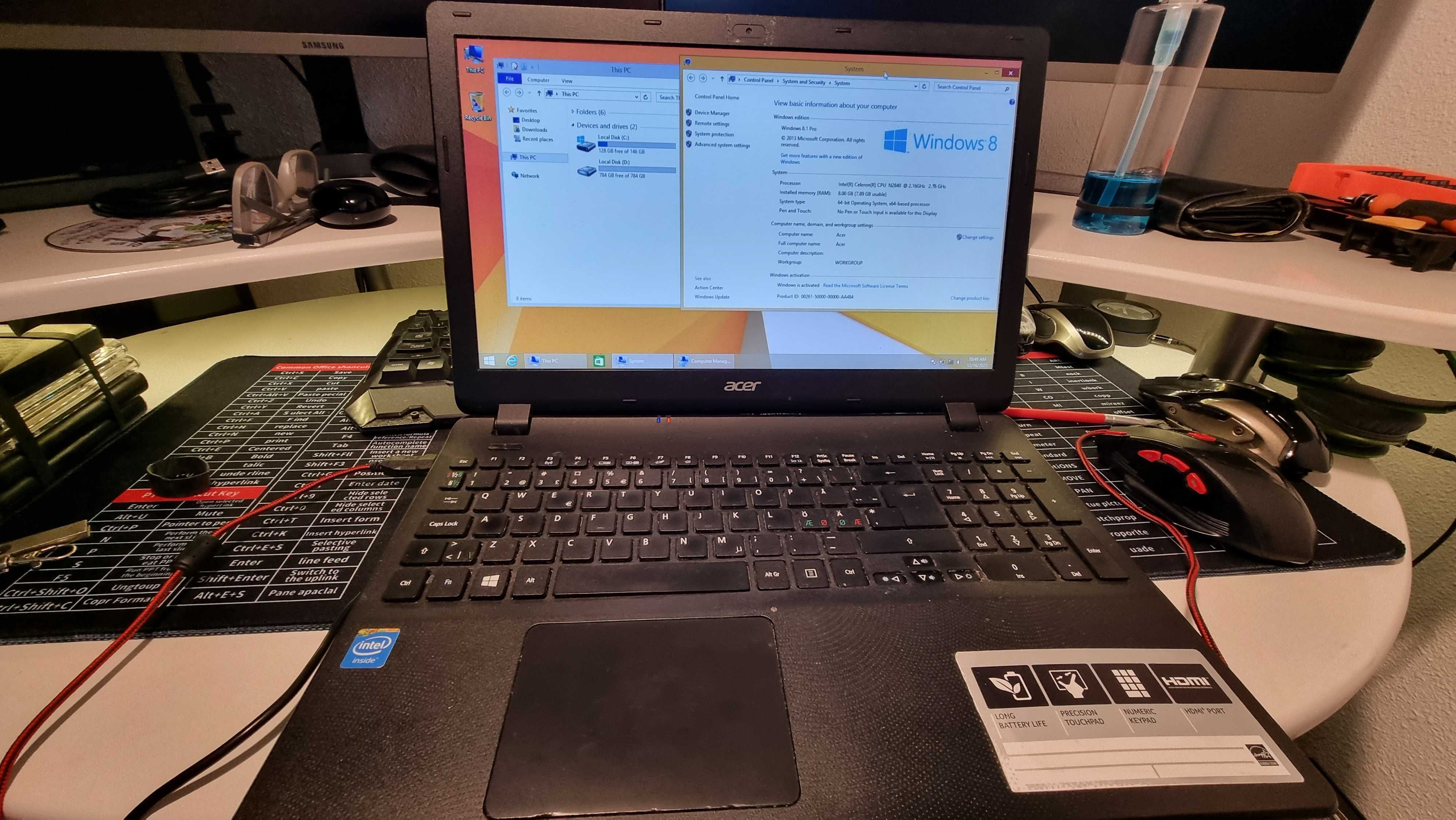 Laptop Acer Aspire ES1-512