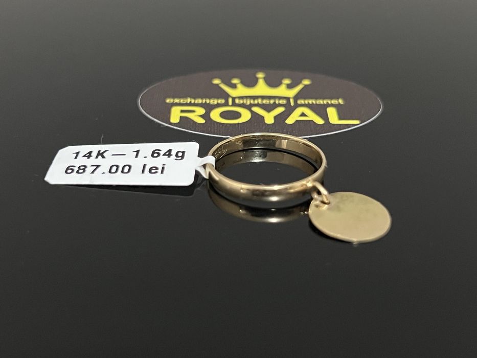 Bijuteria Royal CB : Inel banut aur 14k 1,64 grame