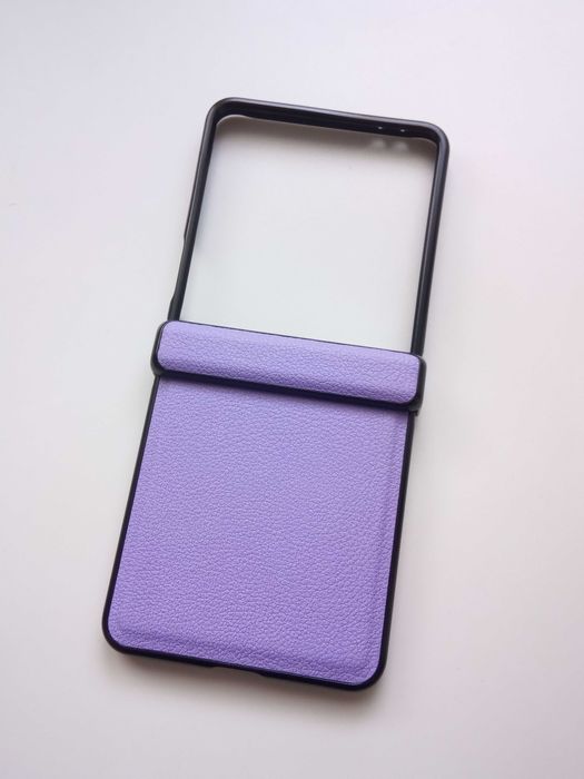 Калъф бизнес Leather за Galaxy Z Flip 7, Z Flip 6, Galaxy Z Flip 7 FE