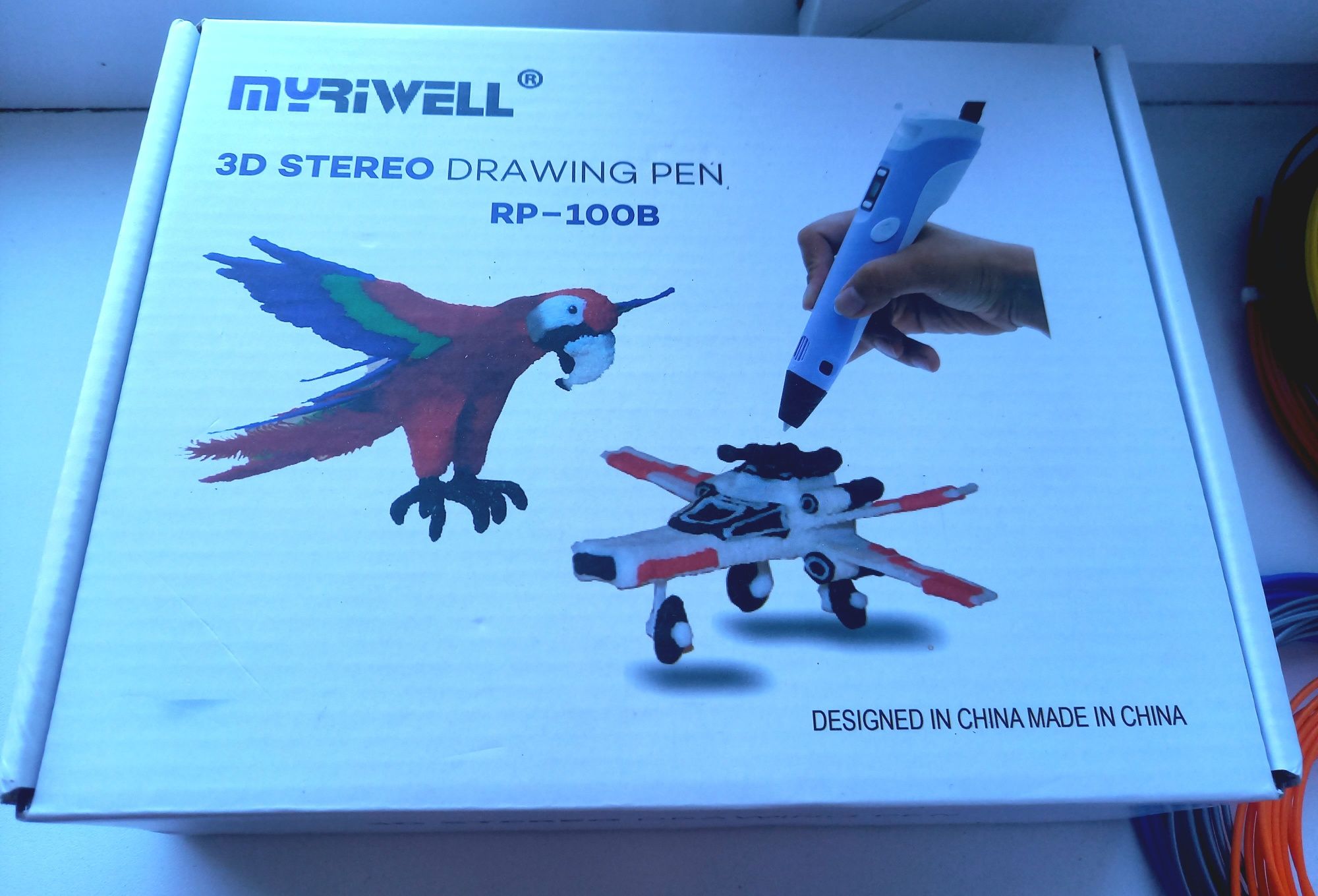 3D ручка для детей голубая