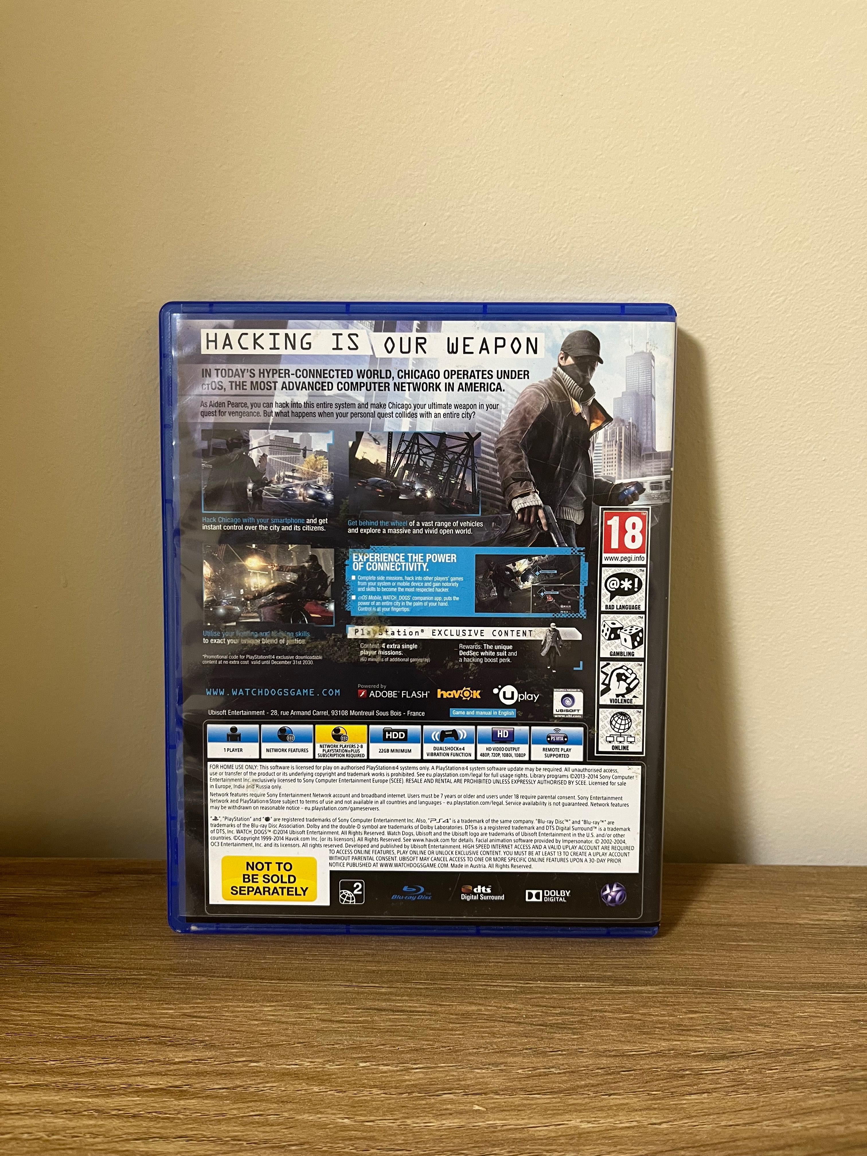 Watch Dogs за  PS4