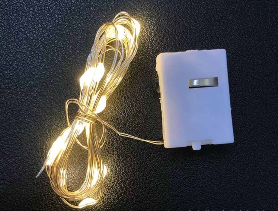 гирлянда нить 1 м на батарейках