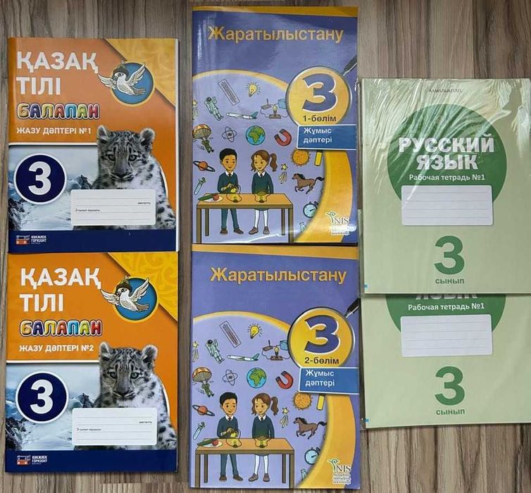 3 класс сынып рабочие тетради жұмыс дәптері