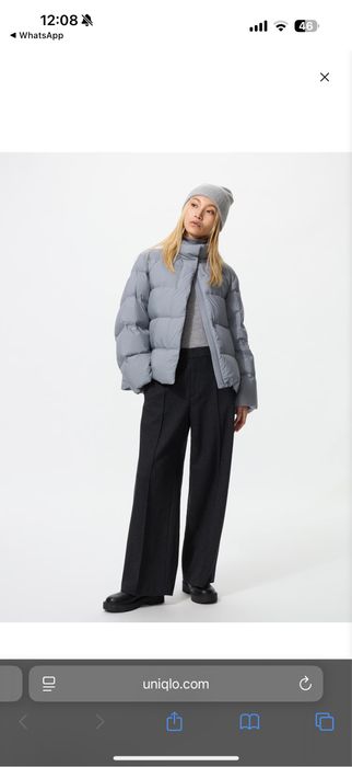 Куртка кокон пуховик Uniqlo