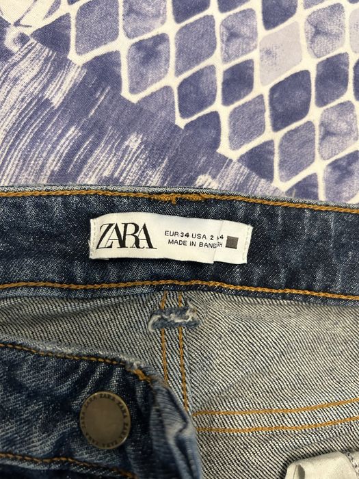 Тъмносини дънки Zara