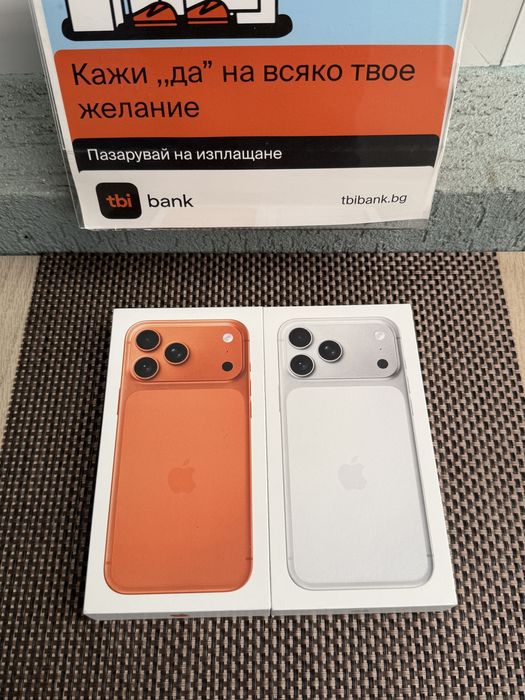 НОВИ! USA *ЛИЗИНГ* iPhone 17 Pro Max 256Gb Cosmic Orange / Silver USA