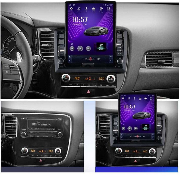 Navigatie Mitsubishi Outlander 3 din 2013 - 2020 Ecran TESLA 9.7 " 4GB