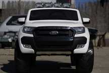 Masinuta electrica pentru 2 copii Ford Ranger 4x4 cu Bluetooth #Alb