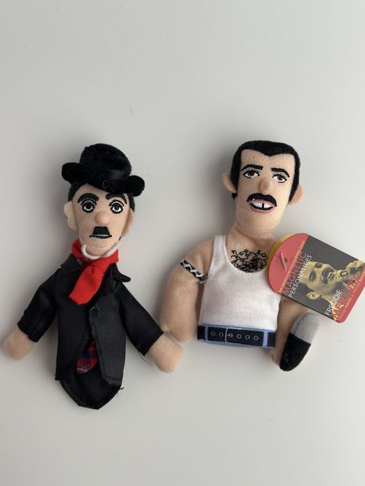 Магнитна мъпет-кукла за пръст Фреди Меркюри и Чарли Чаплин