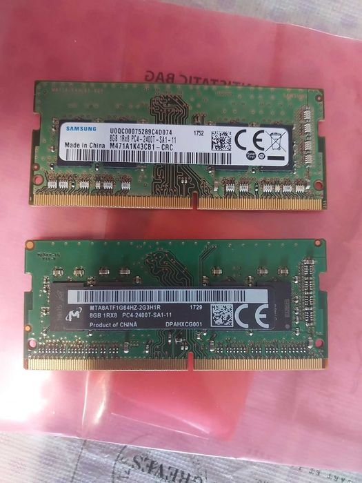 16GB DDR4 - Hynix, Samsung, Kingston, Micron (SODIMM - за лаптоп)