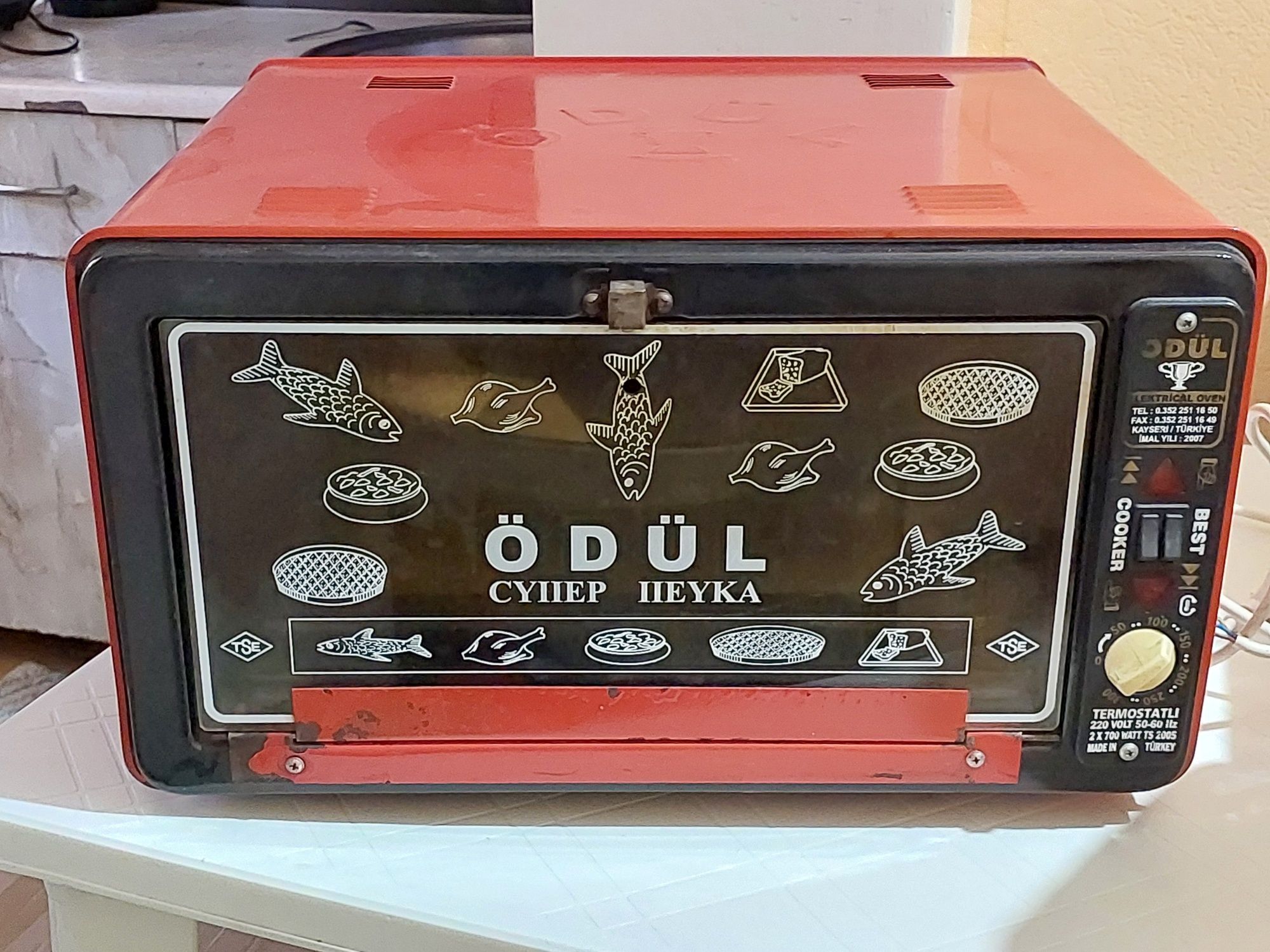 Elektor duxovka ODUL, духовка Одул