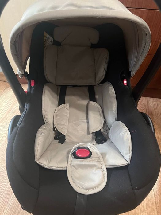 CHIPOLINO Стол за кола-кошница АМОРЕ I-SIZE (40-85 см) МАКАДАМИЯ