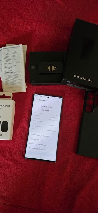 Samsung Galaxy S23 Ultra 512GB 12GB RAM Black ПЪЛЕН КОМПЛЕКТ!