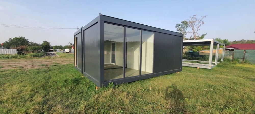 Container modular pe structura metalica