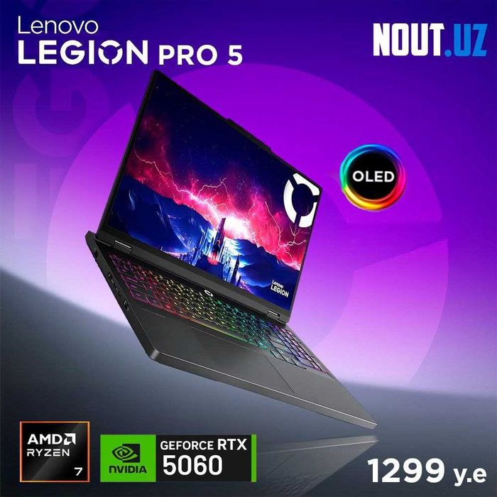 Lenovo Legion 5 PRO  Ryzen 7-8745HX,16GB,1TB,RTX5060 NOUT.UZ