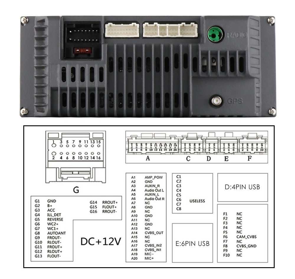 7" 2-DIN мултимедия с Android 12, 32GB ROM , RAM 2GB DDR3