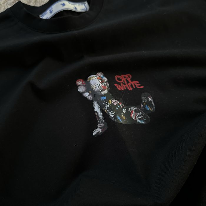 Tricou Bumbac Gros Negru Off Premium