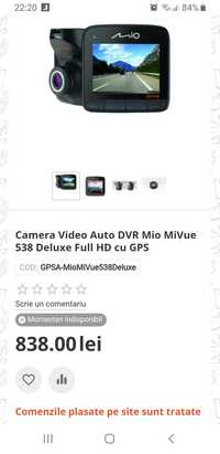 Camera video auto mio mivue 538 deluxe gps noua