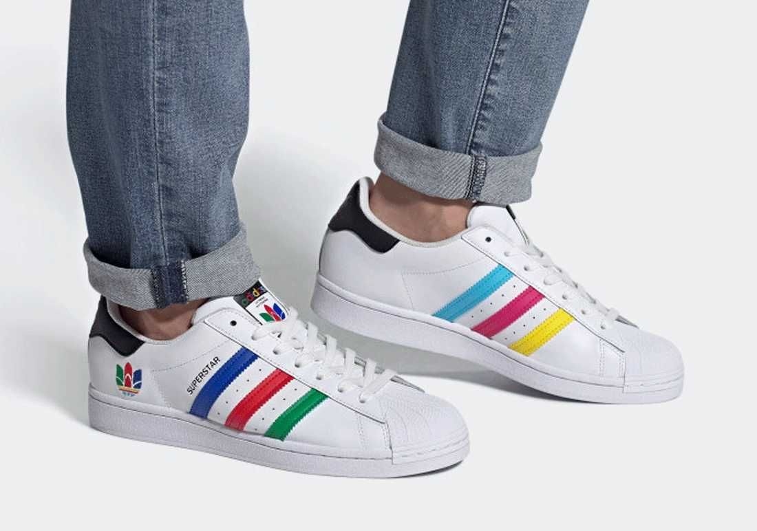 Оригинални кожени  кецове * ADIDAS SUPERSTAR  * EU 44