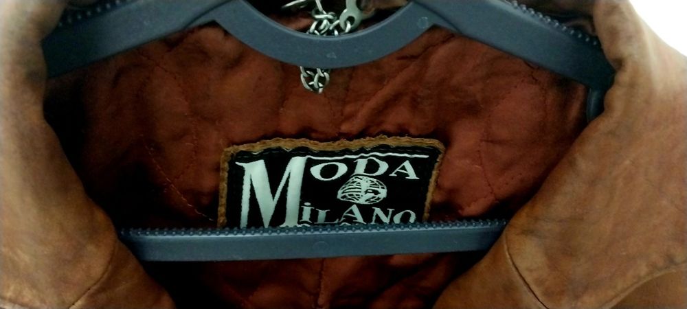 Натуралный кожа кастюм