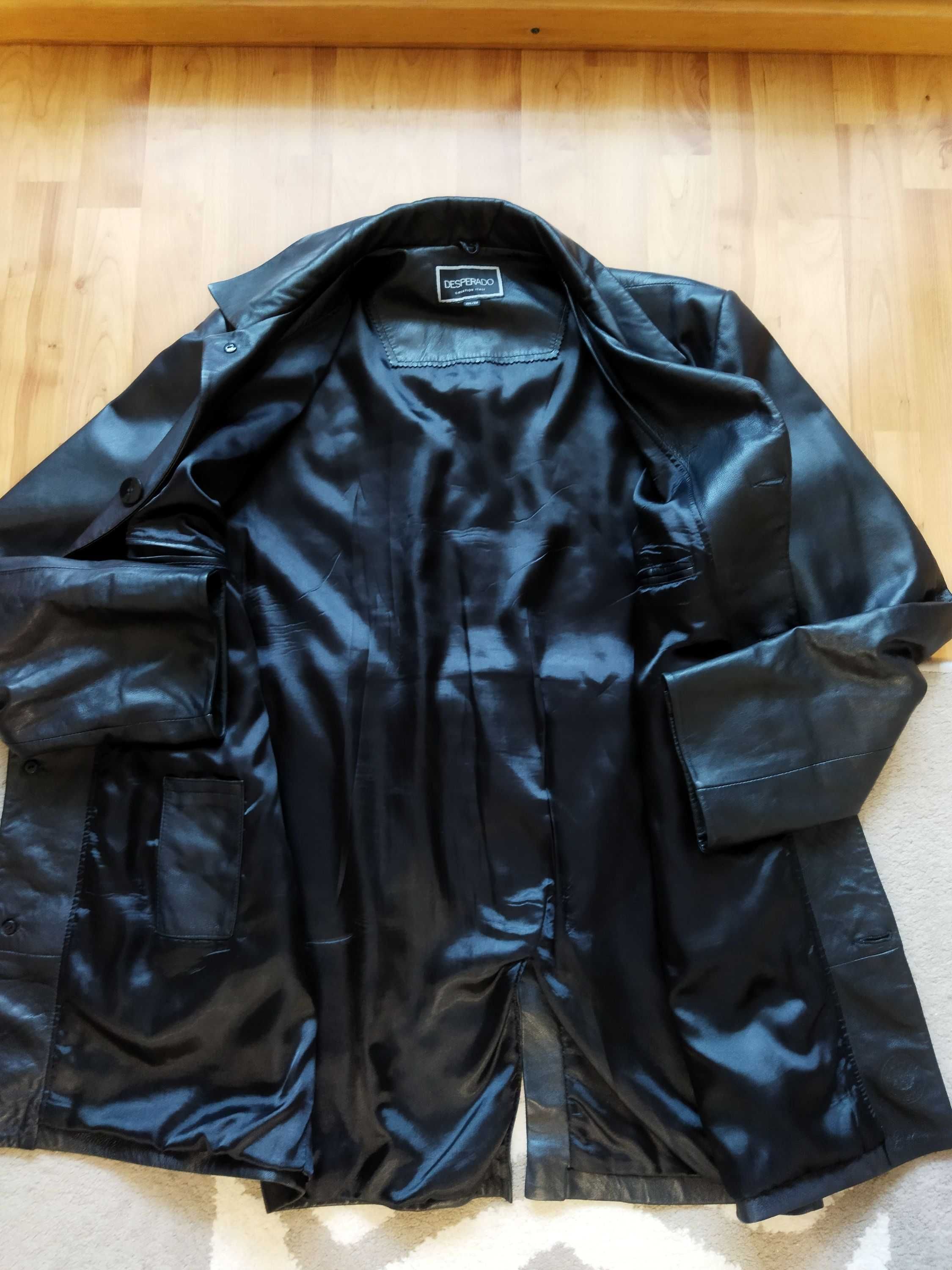 Куртка-сюртук кожаный  Desperado (Стамбул),оригинал,новый,р-р 52