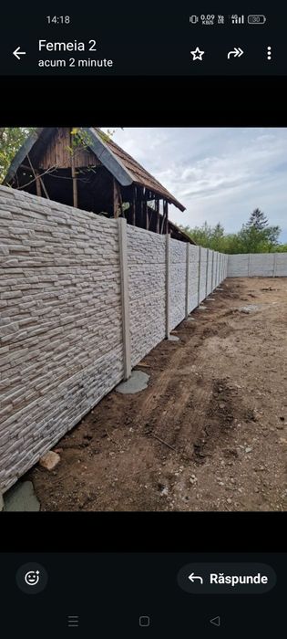 Produc si vand gard din beton