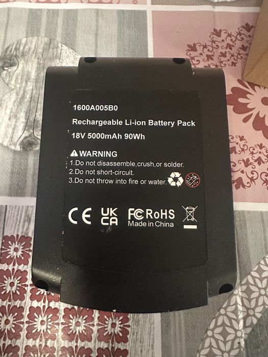 lithium ion li-ion 18v 5.0ah