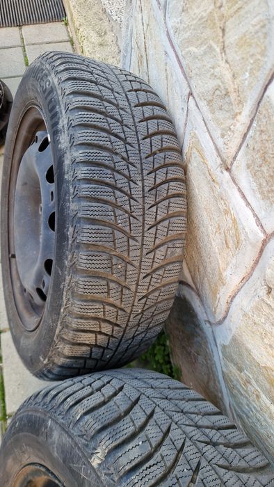 Джанти 15" 5х100  със зимни гуми 185 60 15 vw polo