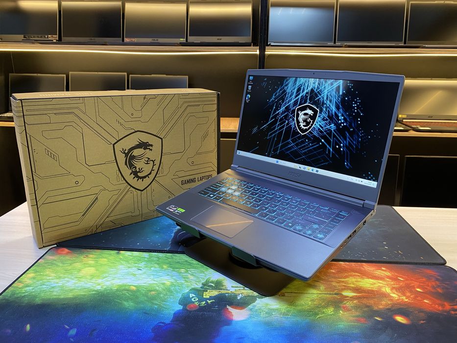 !!!МОЩНЫЙ!!! Игровой Ноутбук MSI Thin A15 AMD Ryzen 5-7535HS! RTX 4050