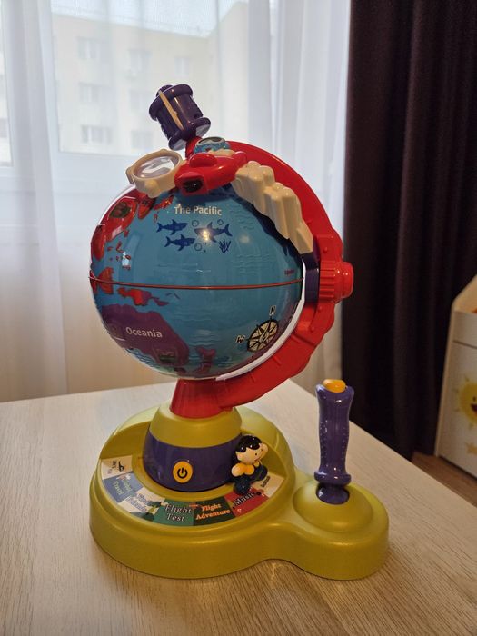 Glob pamantesc interactiv pentru copii, Rosu, SALAMANDRA KIDS®