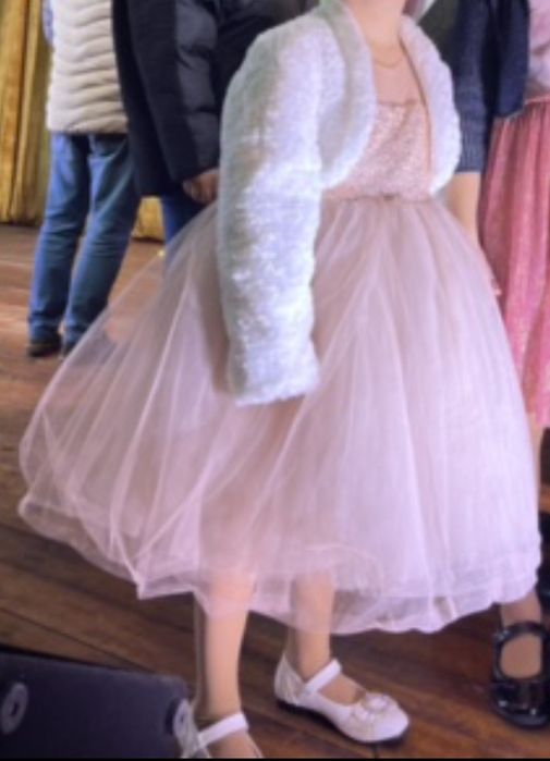 Детска официална рокля р-р 8-9/ 128-134см