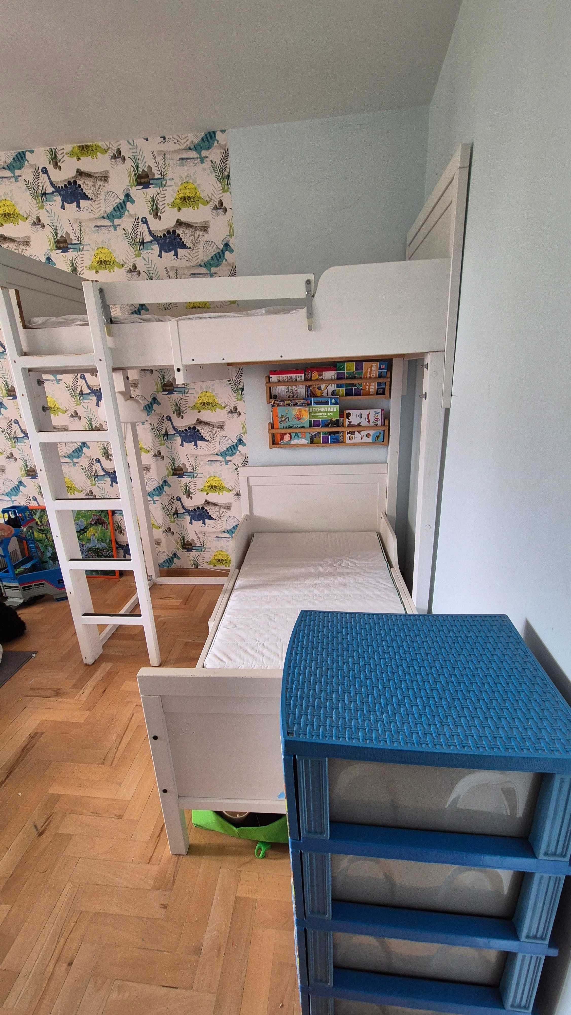 Двуетажно легло ikea sundvik