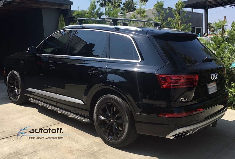 Praguri laterale Audi Q7 4M (2015+) trepte aluminiu NEW
