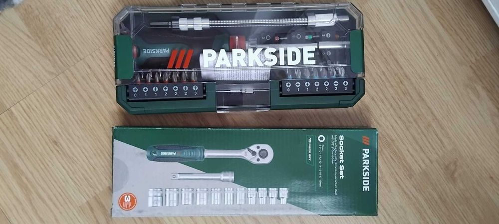 Truse chei,surubelnite ,nivela laser Parkside noi si rulete 3/5 m