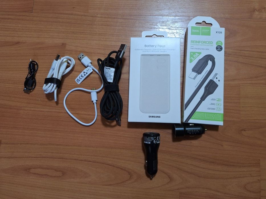 Accesorii telefon usb C, Baterie externa Sbs, Incarcator auto