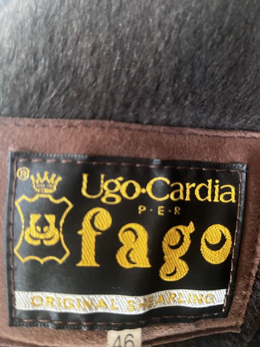 Ugo Cardia - Cojoc din piele naturala cu blana