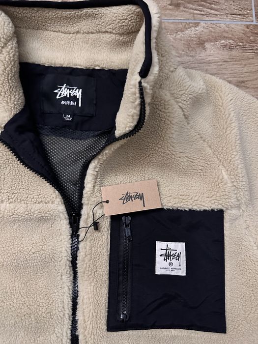 Stussy sherpa fleece яке