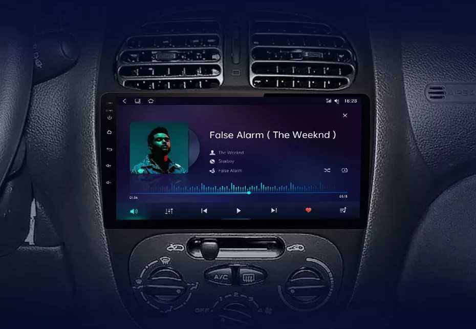 Navigatie Android Dedicata, 9 Inch, Peugeot 206 (2001-2008), Carplay