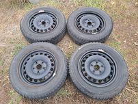 4бр. 15" 5Х112мм + 4бр. Зимни 195/65/15 Dunlop SP Winter Sport 3d